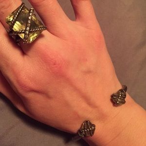 David Yurman cable wrap ring & bracelet!!! SET!!